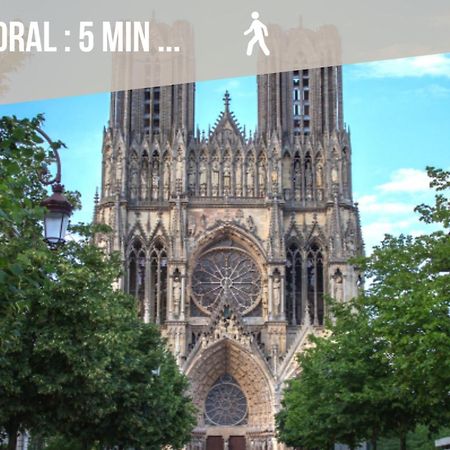 Centre - Parking - Cathedrale Daire Reims Dış mekan fotoğraf
